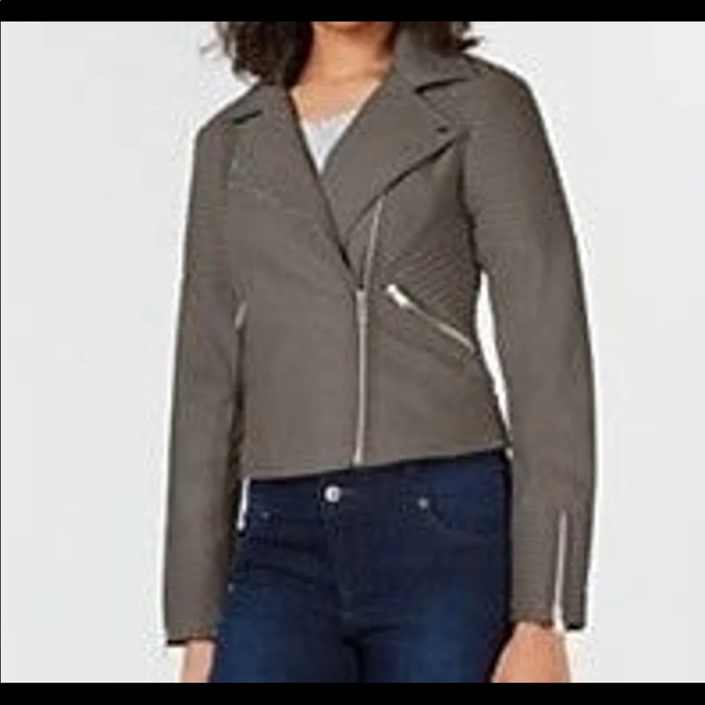 Bar III Quilted Moto Jacket